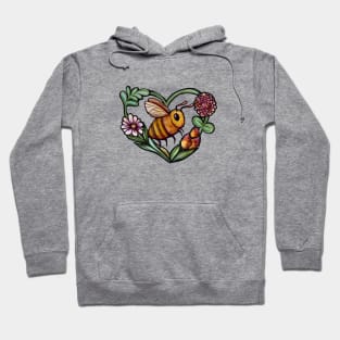 Flower Bee Hoodie